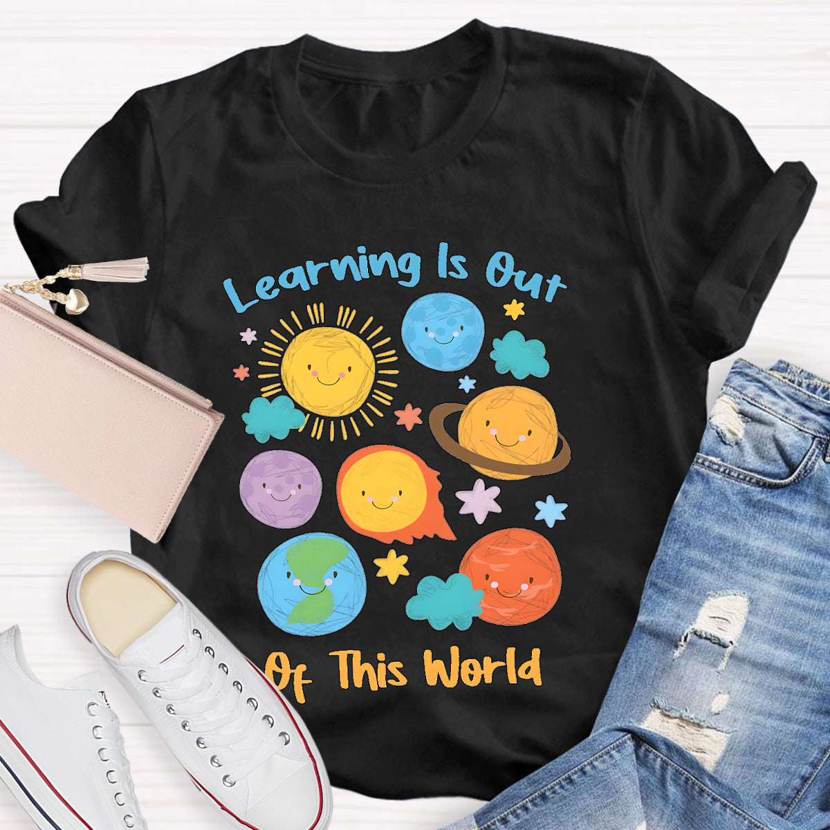 Learning Is Out Of This World Teacher T-Shirt
