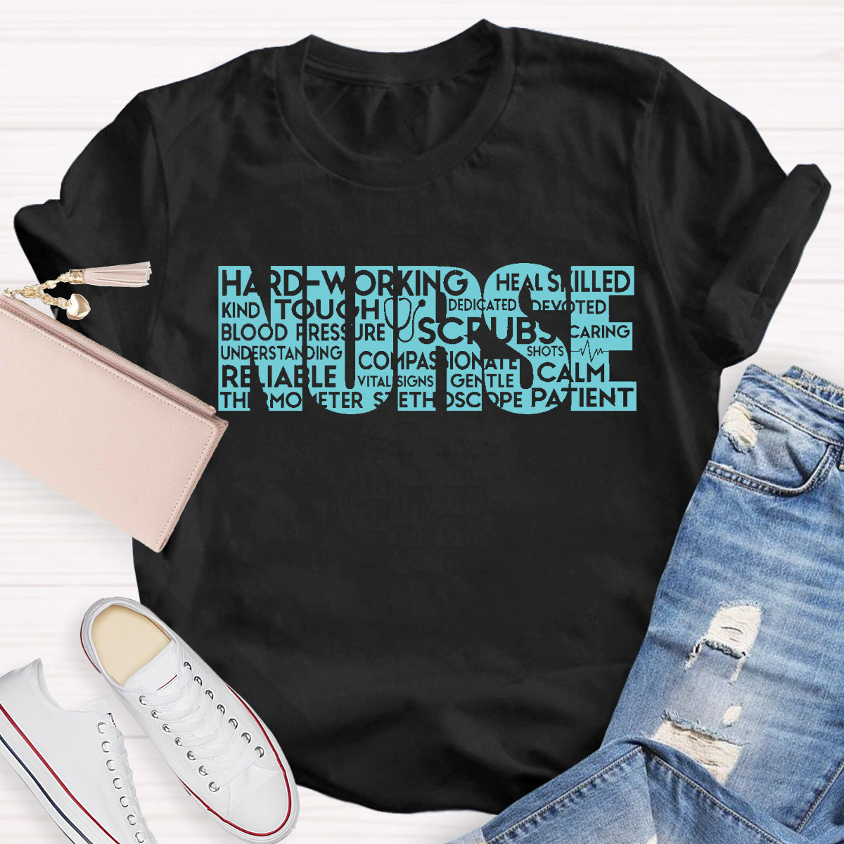 School Nurse Hard Working Patient T-Shirt