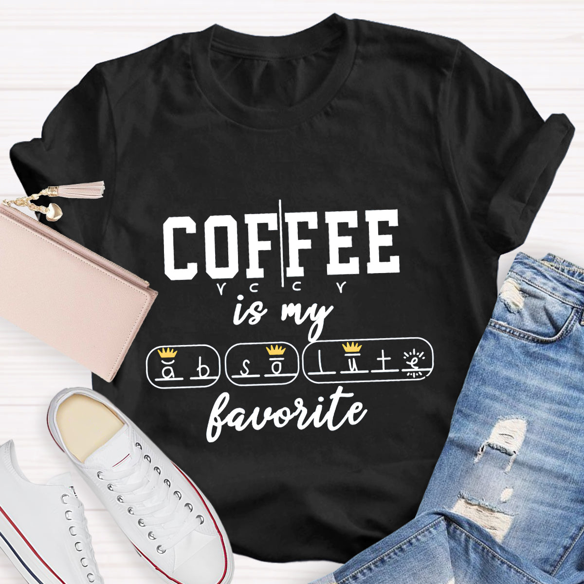 Coffee Is My Favorite English Teacher T-Shirt