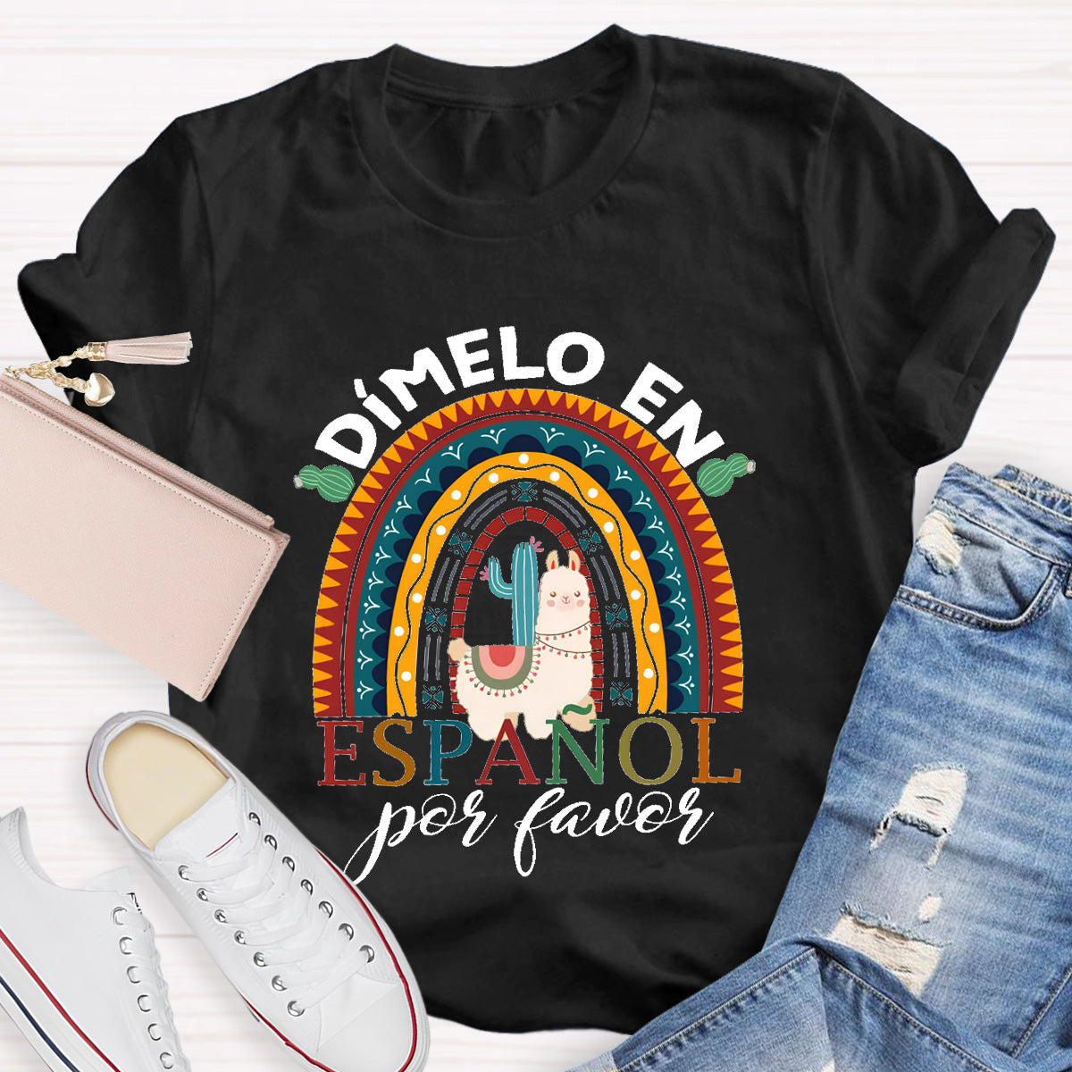 DimeLo En Espanol Teacher T-Shirt