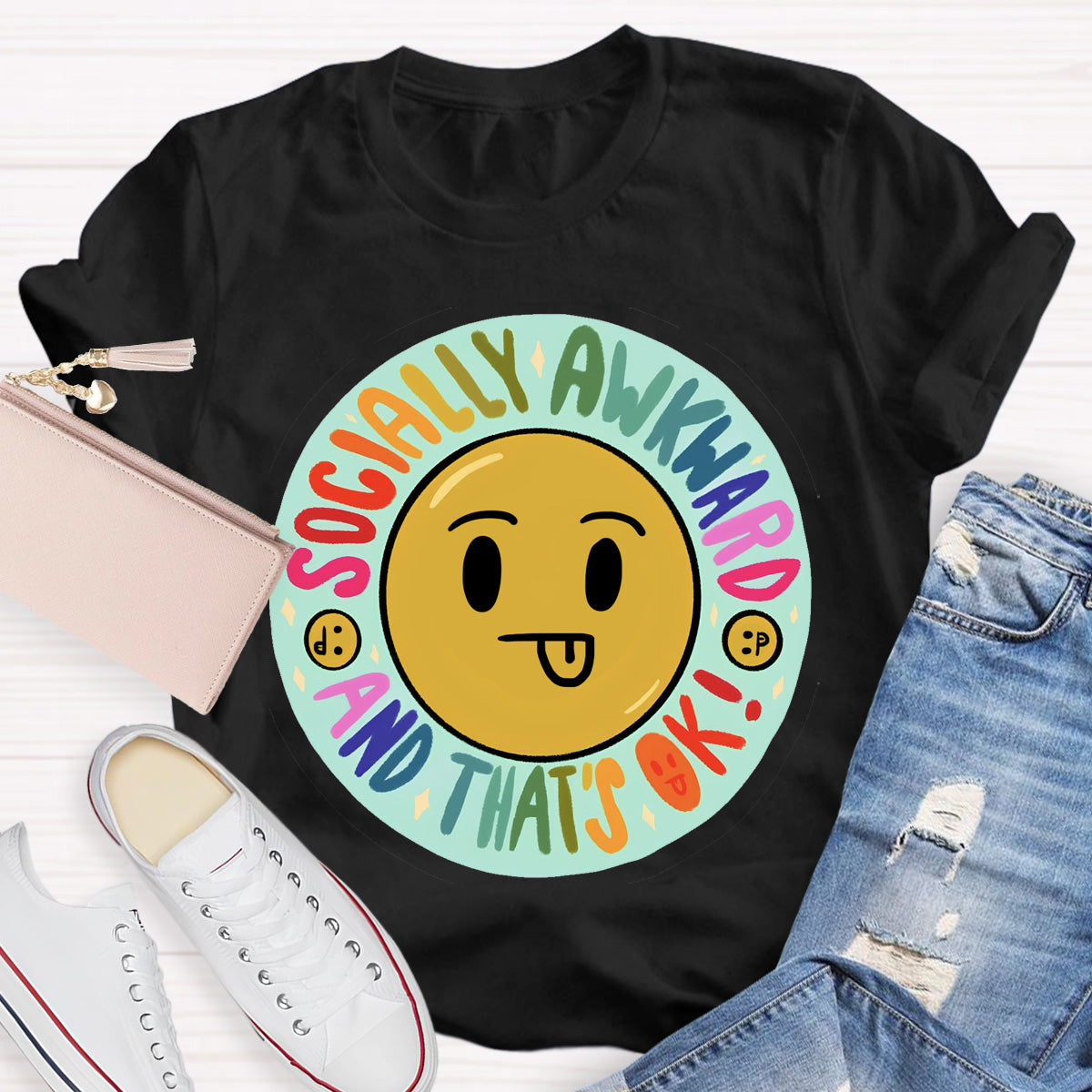 Smail That‘s Ok Teacher T-Shirt