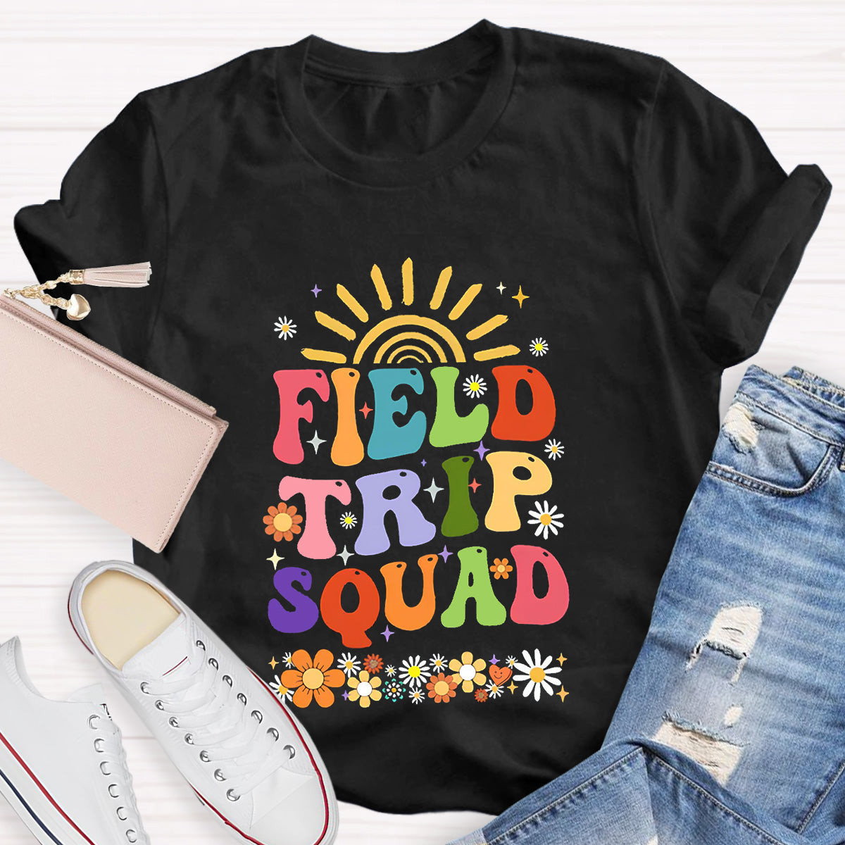 Field Trip Squad Teacher T-Shirt