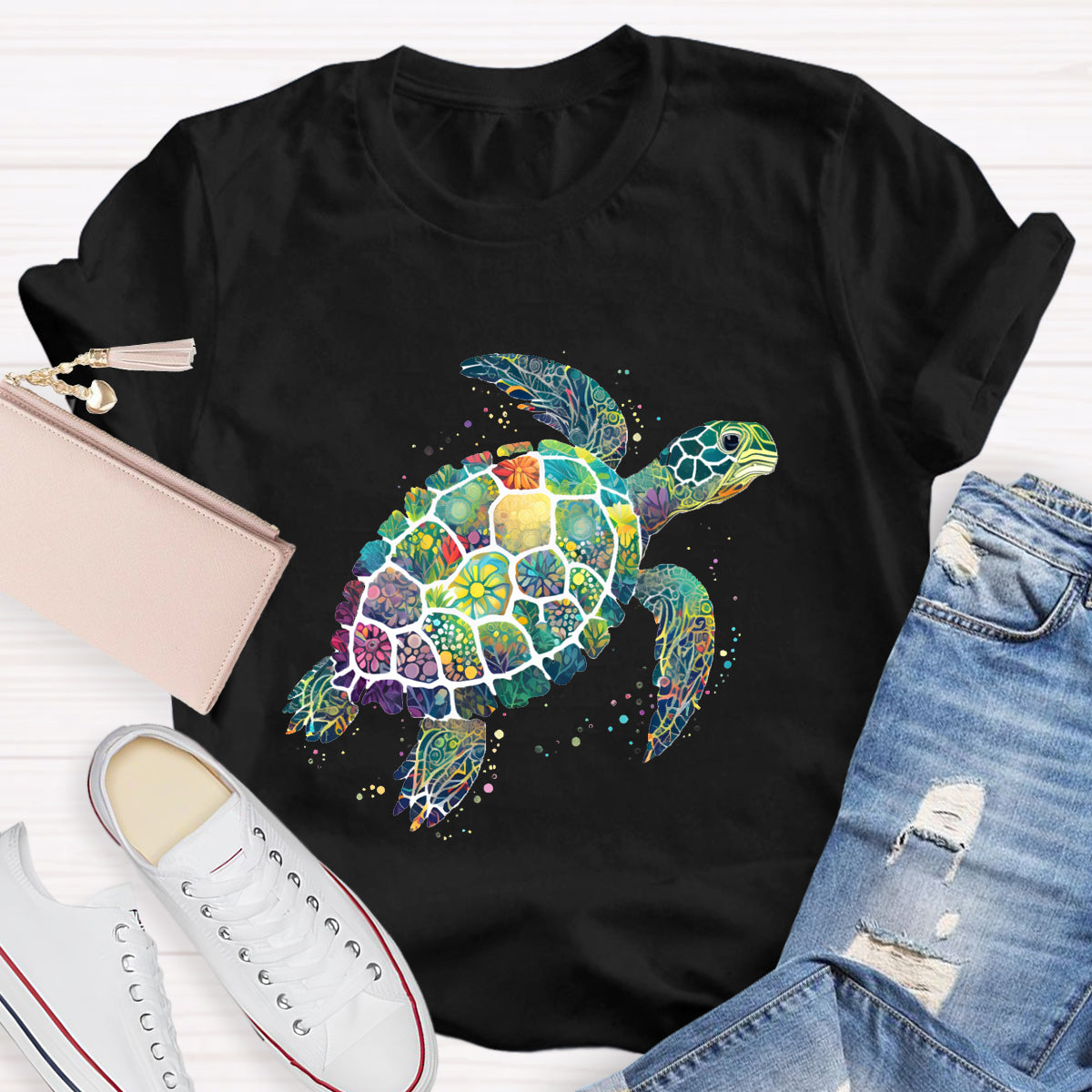 Ocean Inspired Turtle T-Shirt