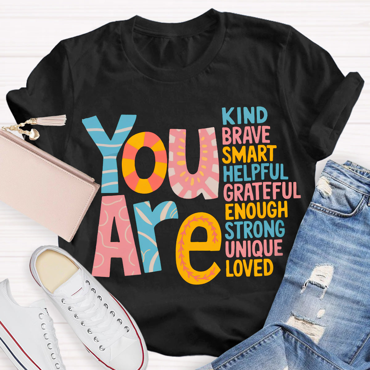 You Are Unique Strong Teacher T-Shirt