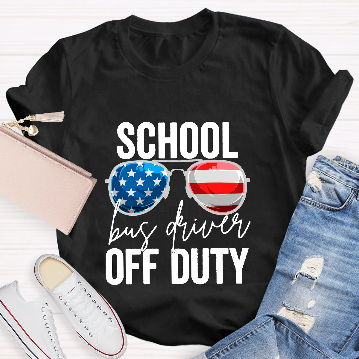 School Bus Driver Off Duty T-Shirt