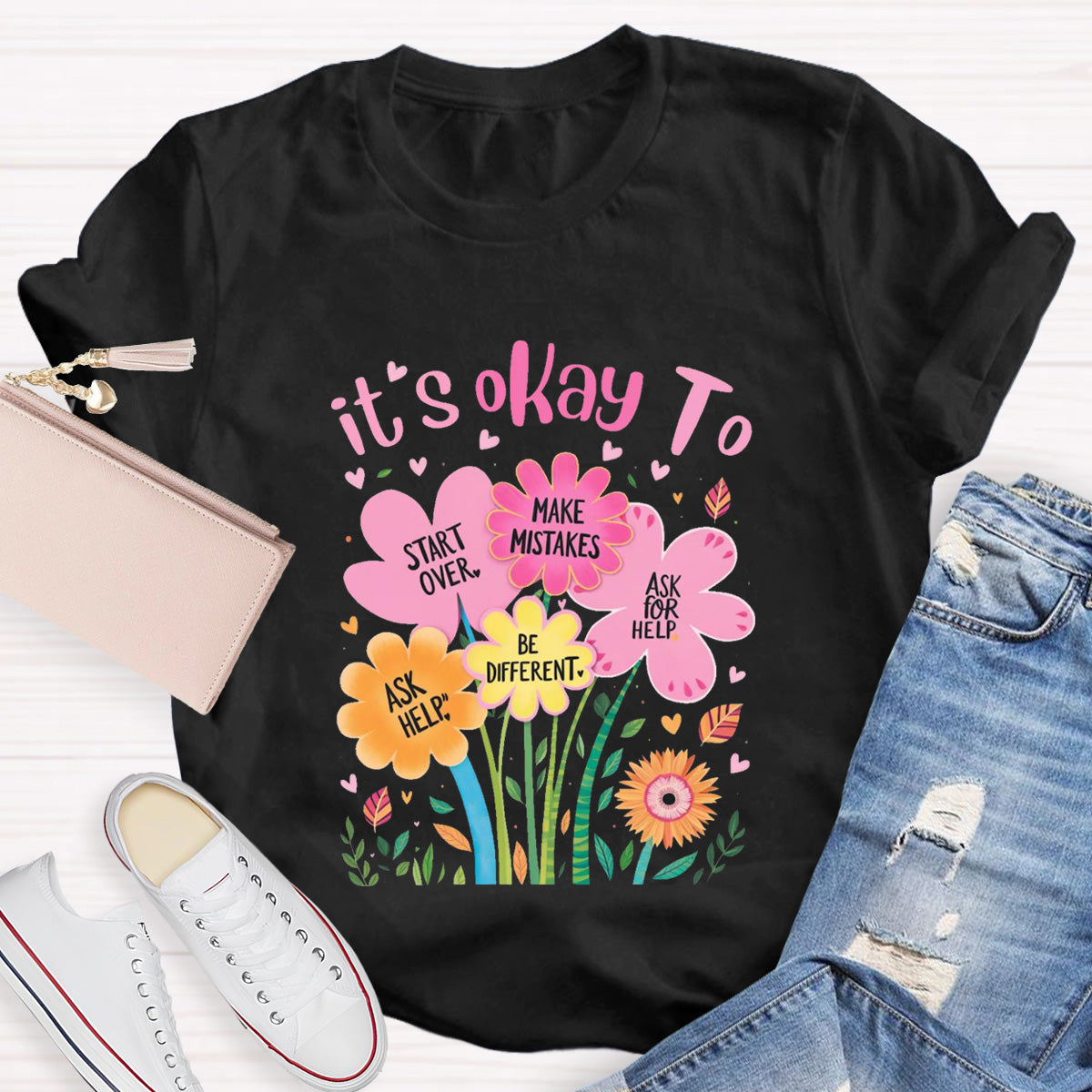 It's Okay To Be Different Teacher T-Shirt