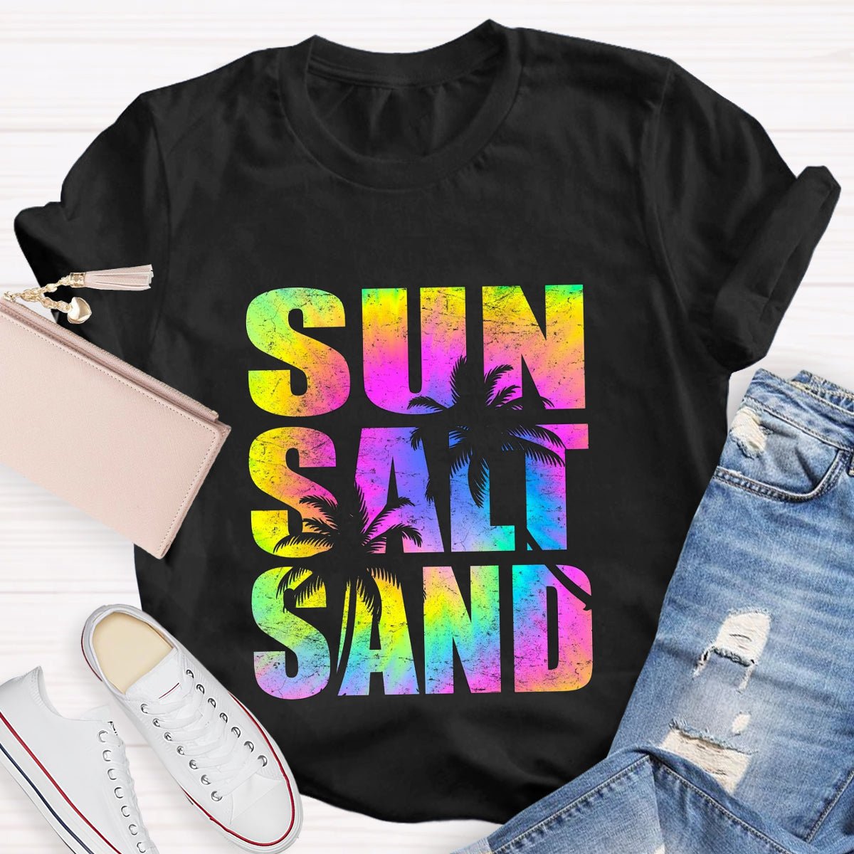 Sun Salt Sand Beach Summer T-Shirt
