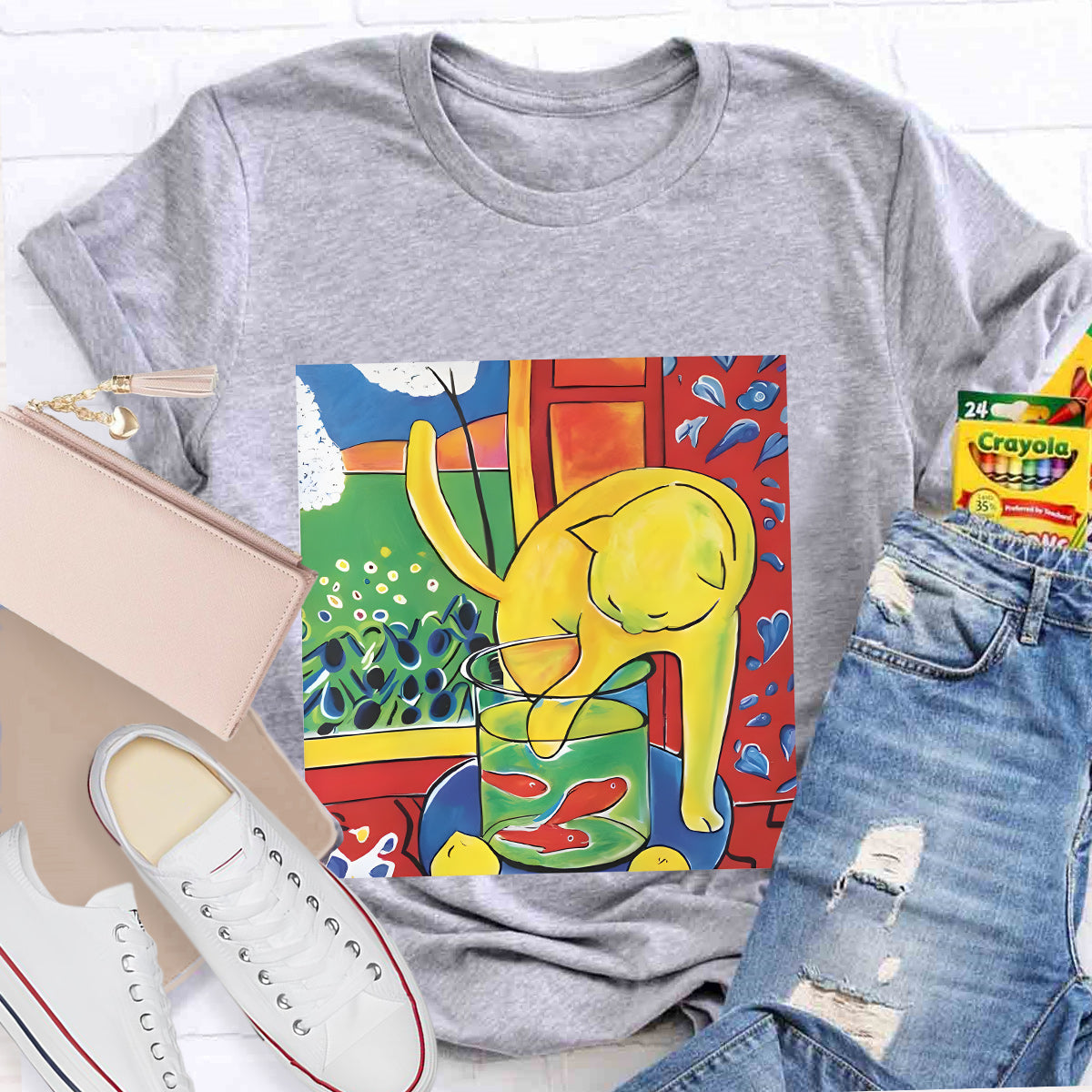 Cat In The Fish Tank T-Shirt