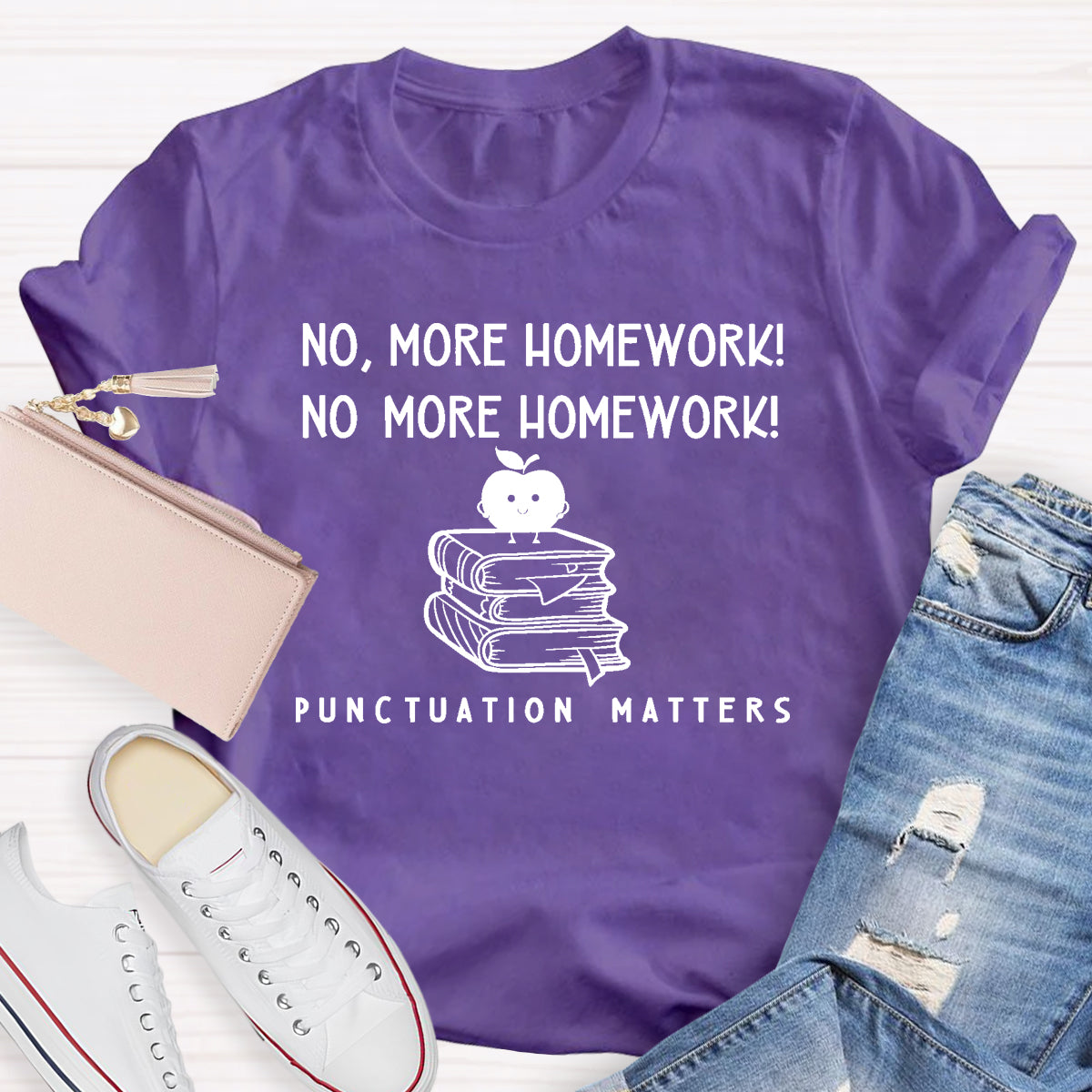 No More Homework Teacher T-Shirt