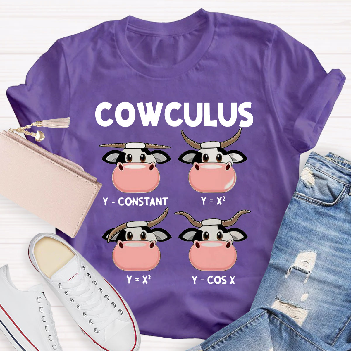 Cowculus Math Teacher T-Shirt