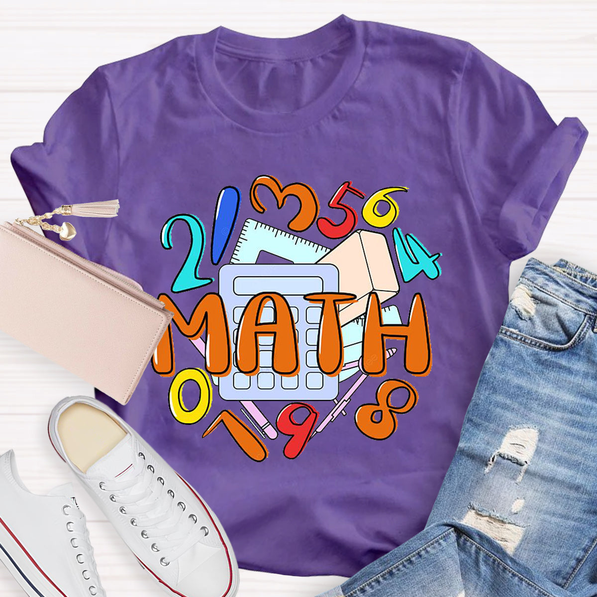 Math Number Teacher T-Shirt