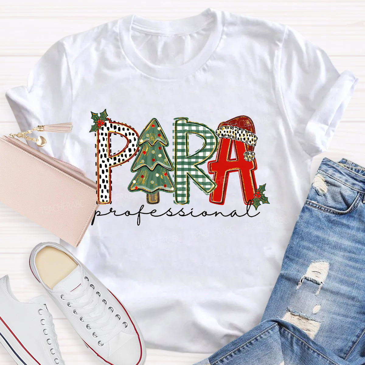 Para Professional Christmas Tree And Christmas Vibes T-shirt