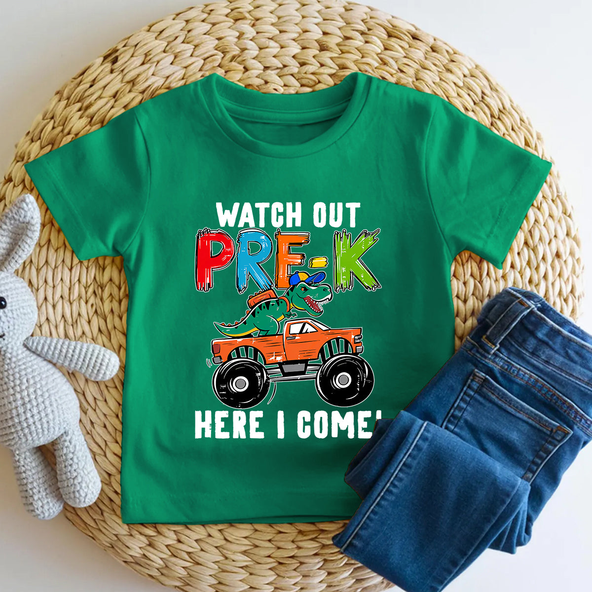 Personalized Grade Watch Out Pre-K Here I Come Toddler T-shirts