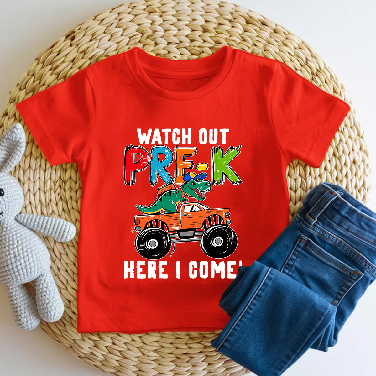 Personalized Grade Watch Out Pre-K Here I Come Toddler T-shirts