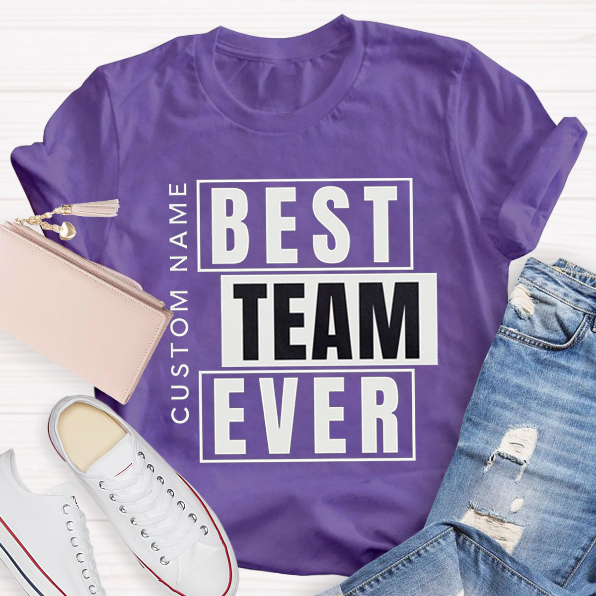 Personalized Best Team Name Ever Teacher T-Shirt