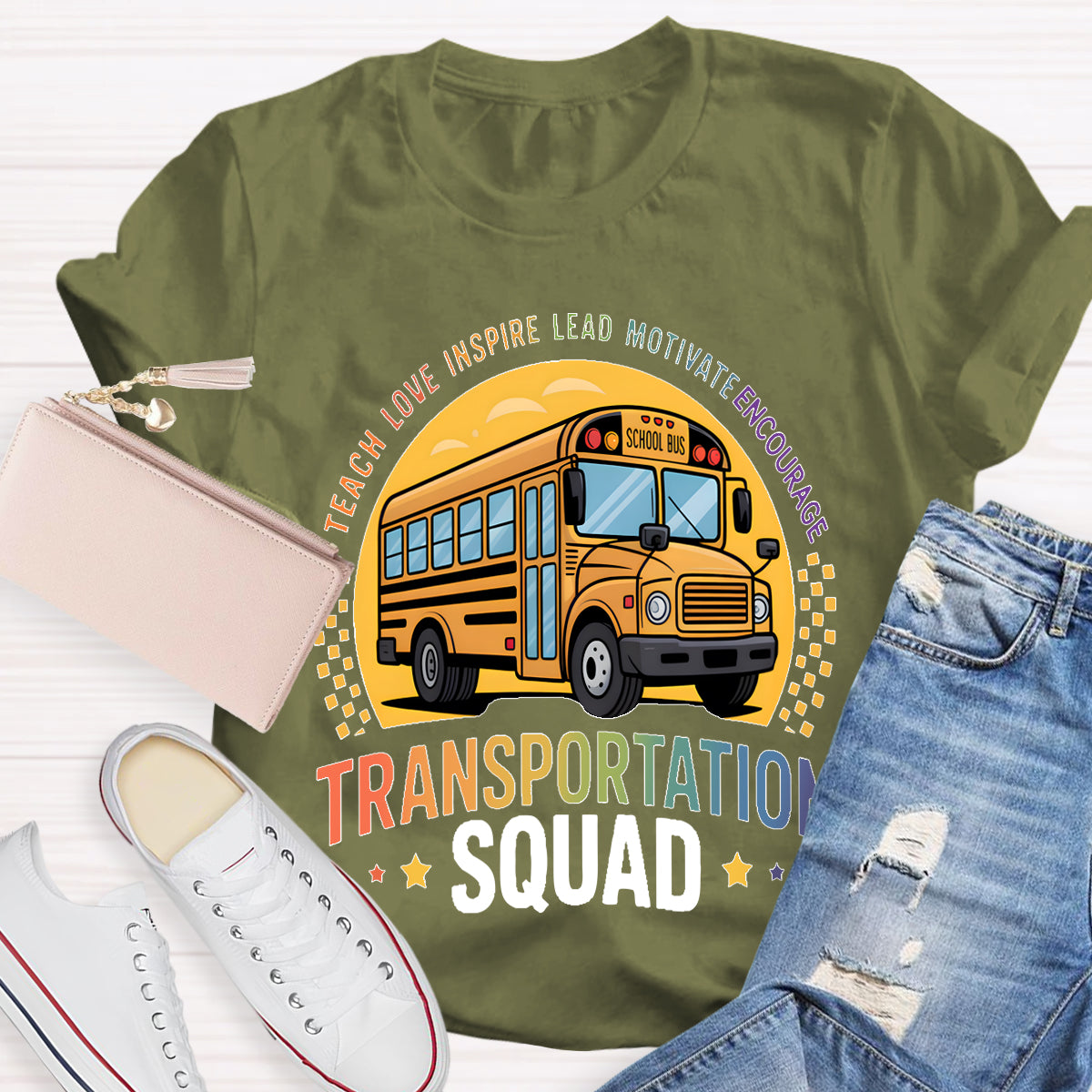 Transportation Squad Graphic  T-shirt