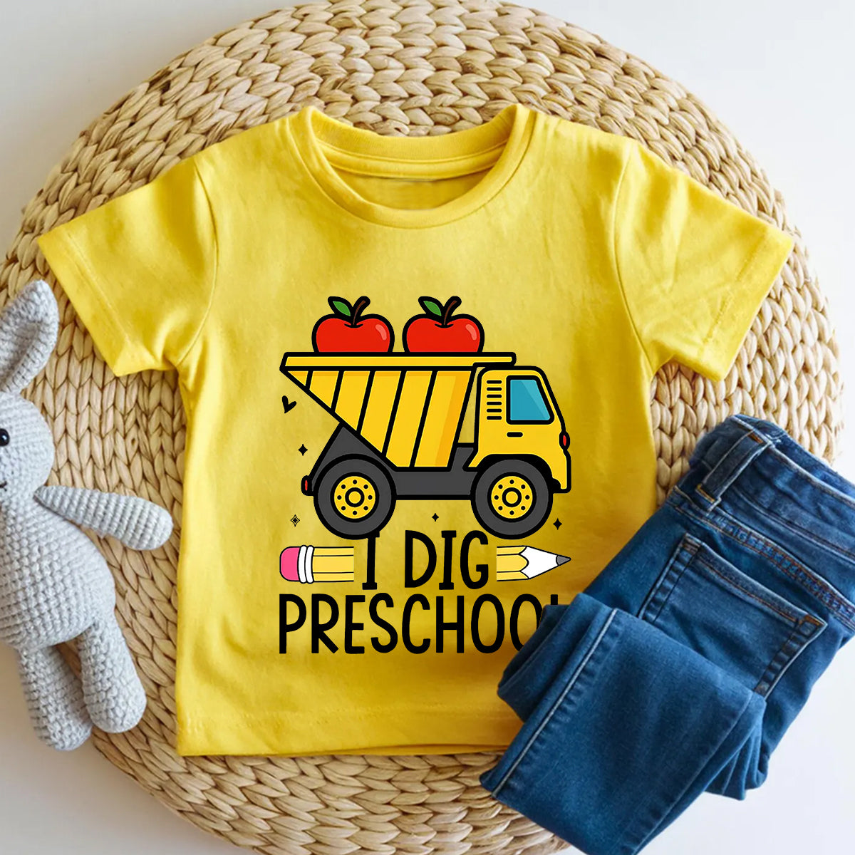 Personalized Grade I Dig Preschool Ready To Learn Toddler T-shirts