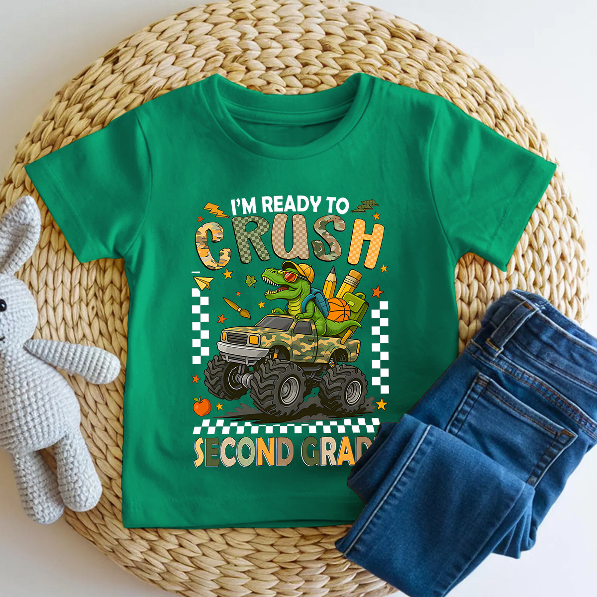 Personalized Grade I'M Ready To Crush Second Grade Toddler T-shirts