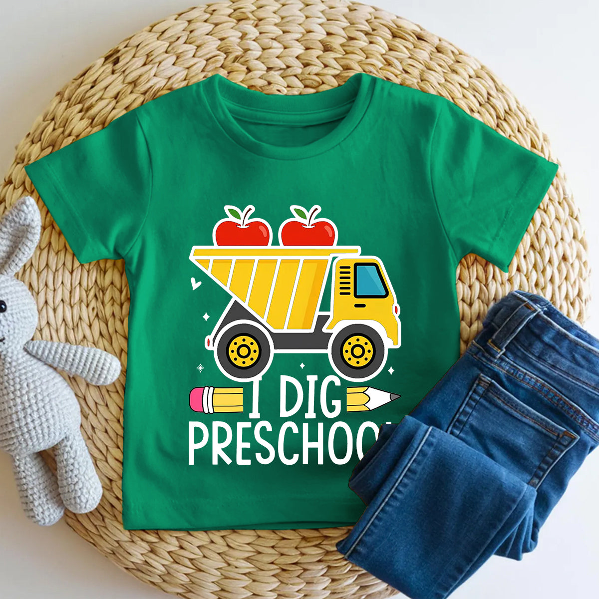 Personalized Grade I Dig Preschool Ready To Learn Toddler T-shirts