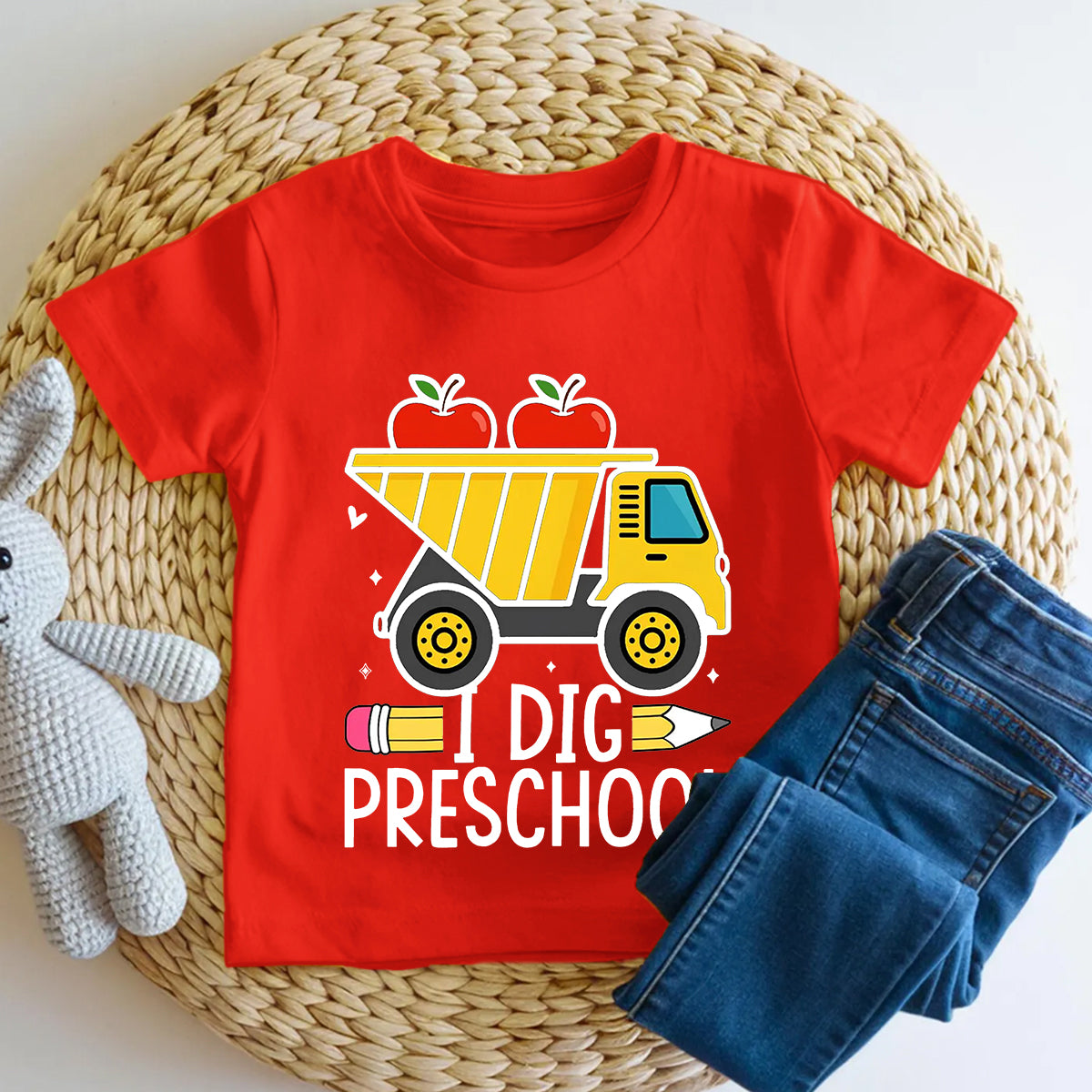 Personalized Grade I Dig Preschool Ready To Learn Toddler T-shirts