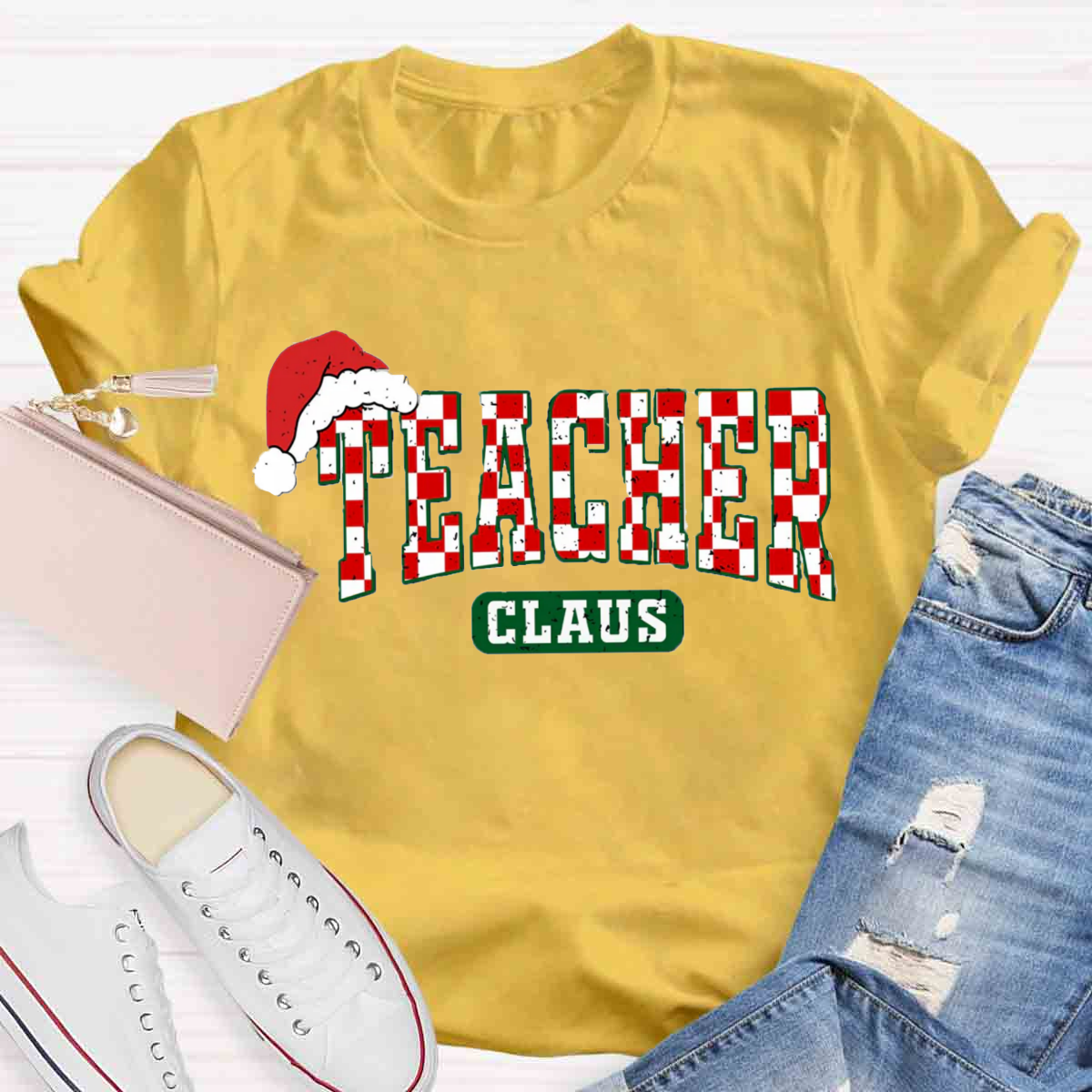 Teacher Claus Christmas T-Shirt