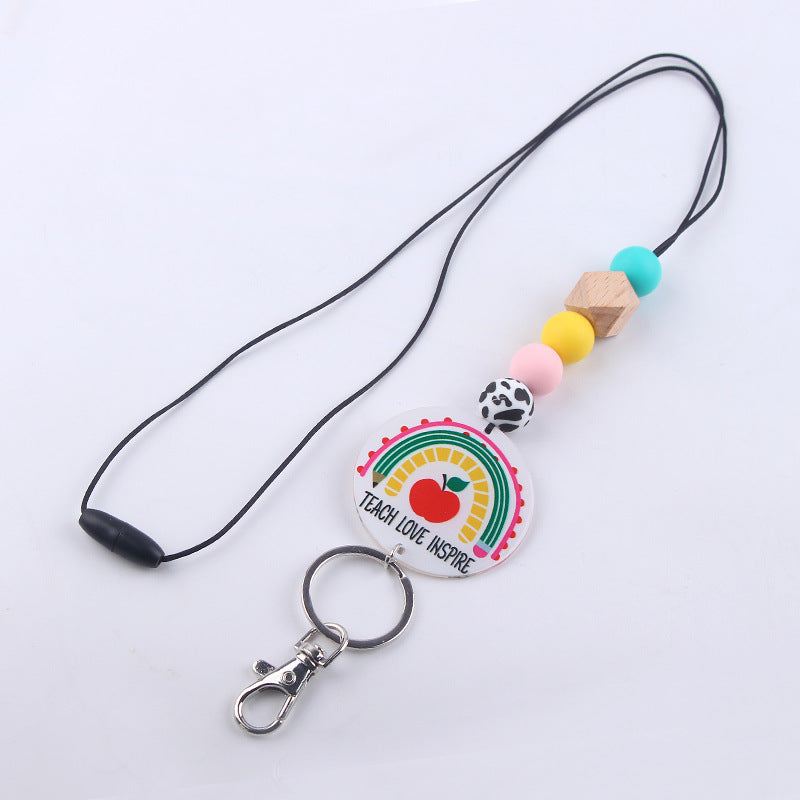 First Day Of School Teacher Lanyard