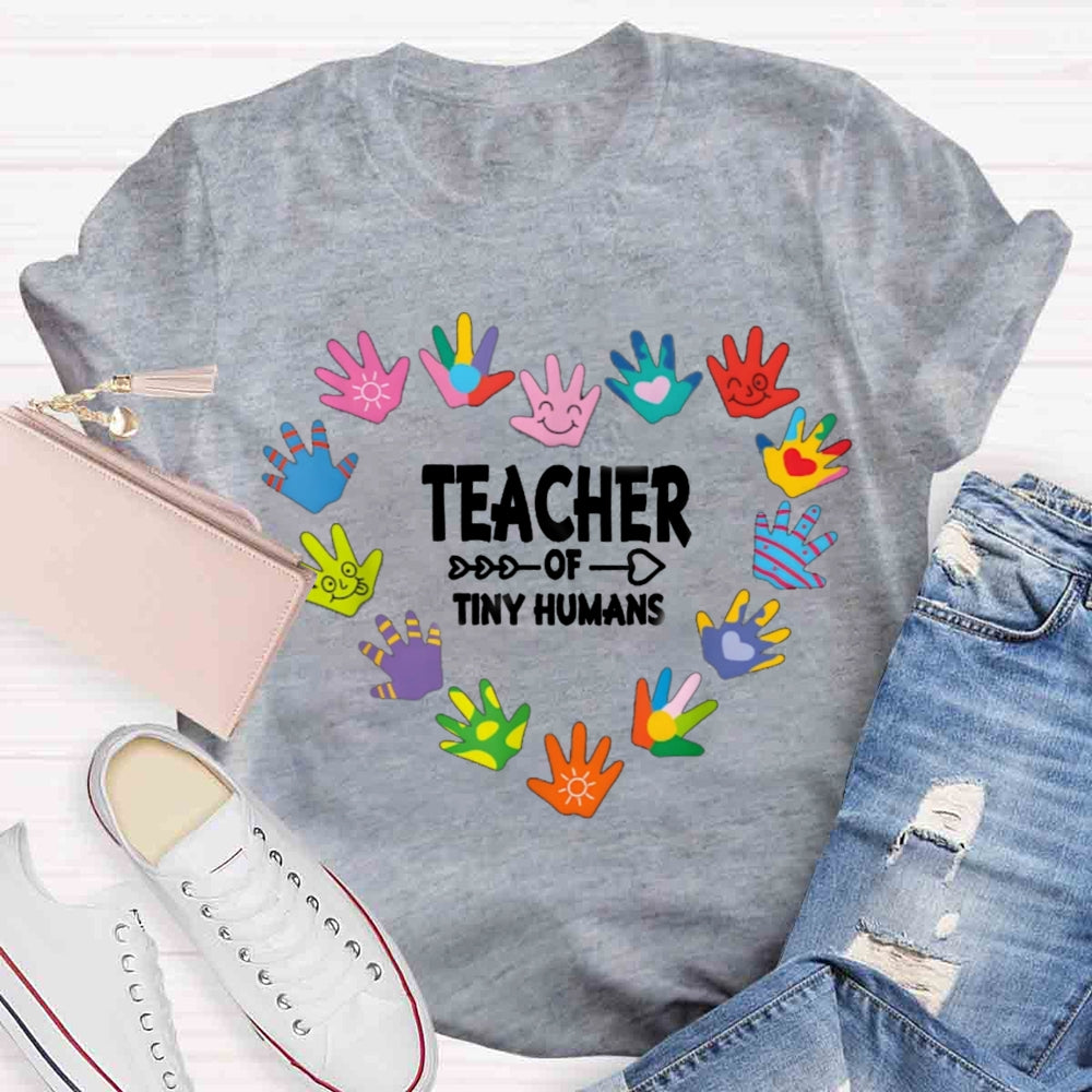 Teacher of Tiny Humans Kindergarten Preschool T-shirt