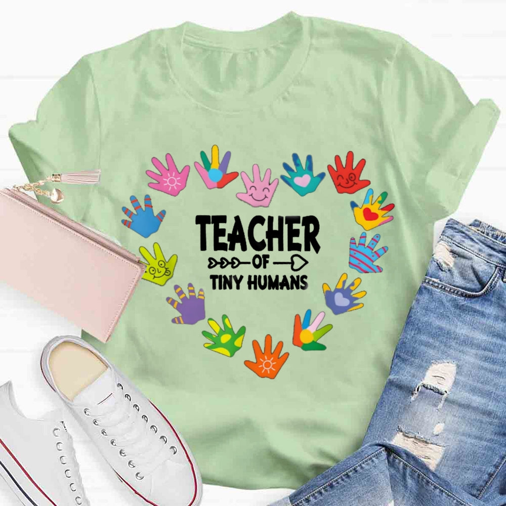 Teacher of Tiny Humans Kindergarten Preschool T-shirt