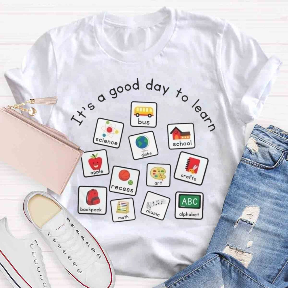 It's A Good To Learn Music Apple T-shirt