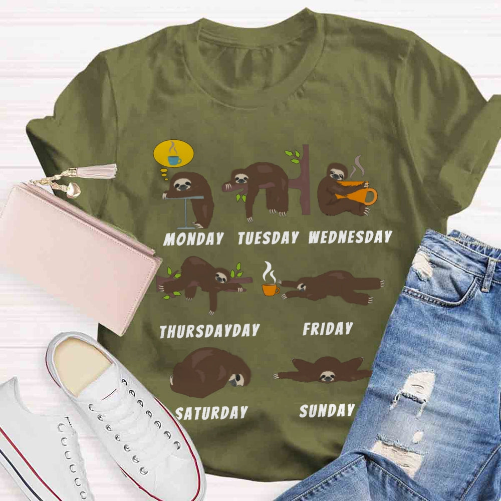 Weekly Lazy Mode T-shirt