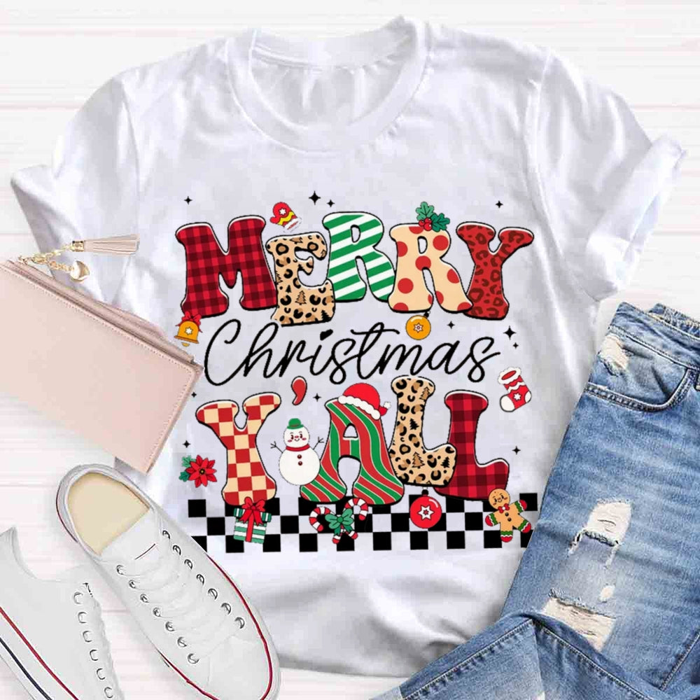 Merry Christmas Y'all T-shirt