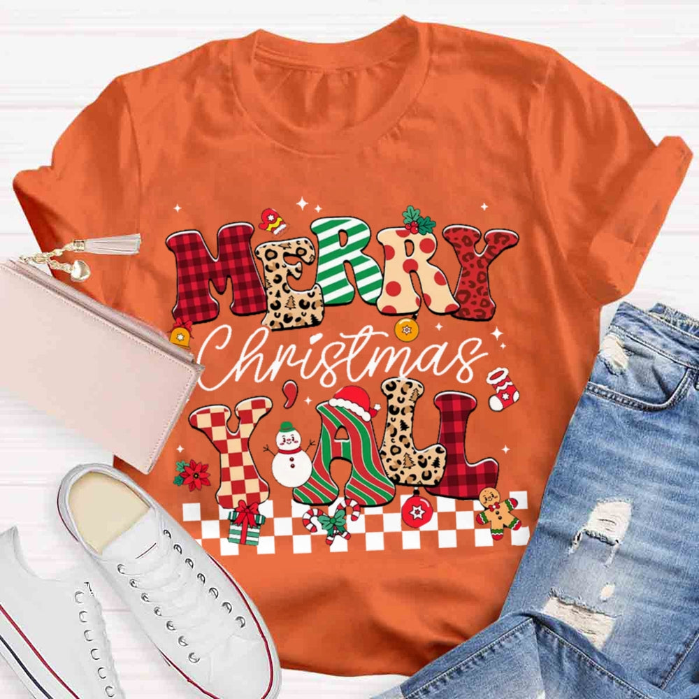 Merry Christmas Y'all T-shirt
