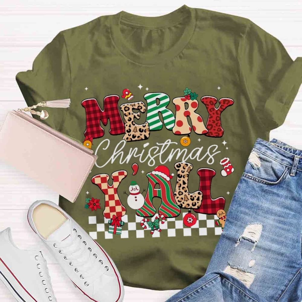 Merry Christmas Y'all T-shirt