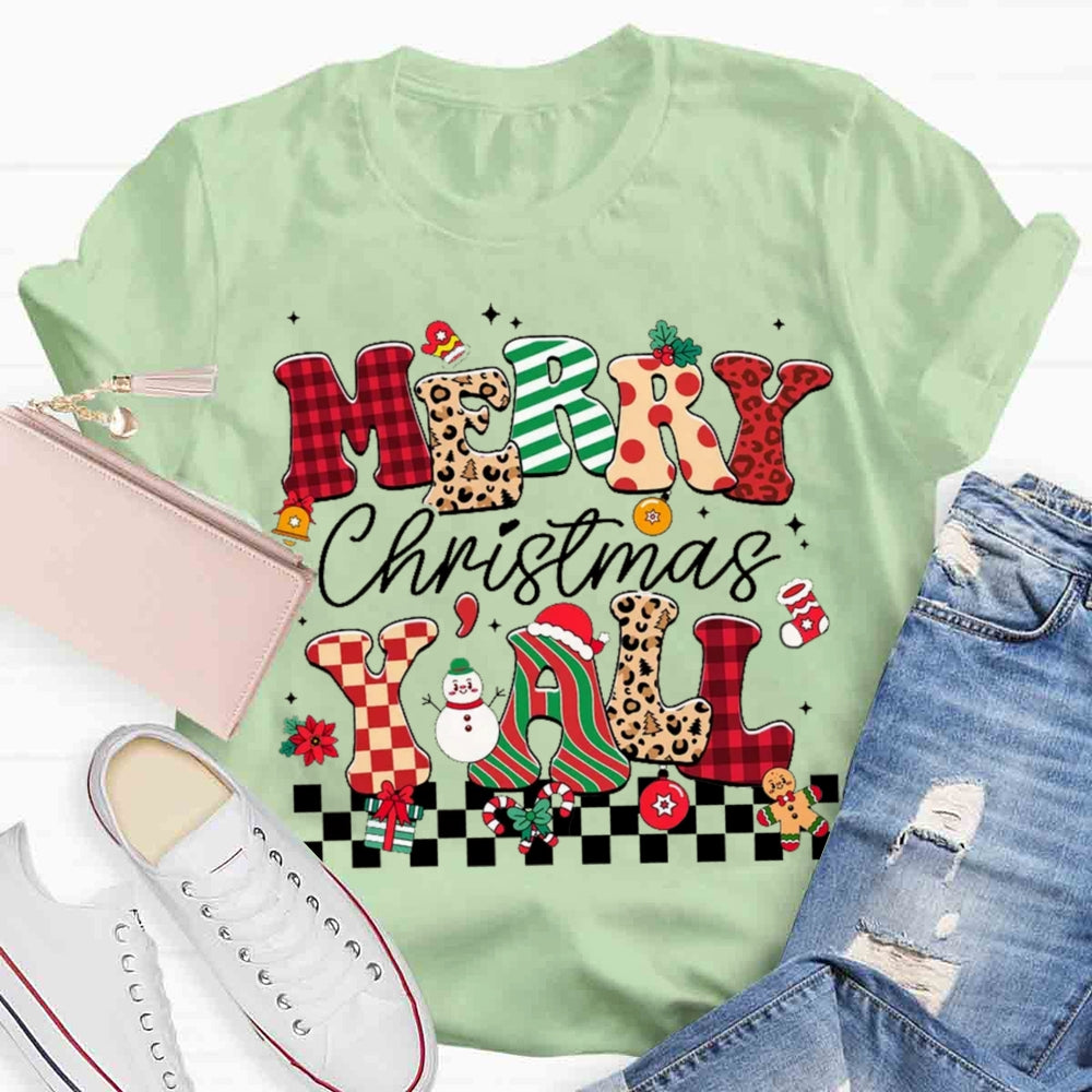 Merry Christmas Y'all T-shirt