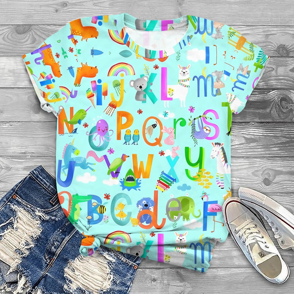 Alphabet Animal Kingdom T-shirt
