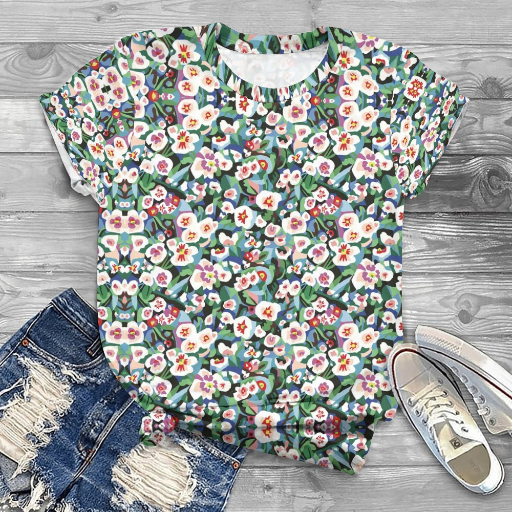 Vintage floral print T-shirt