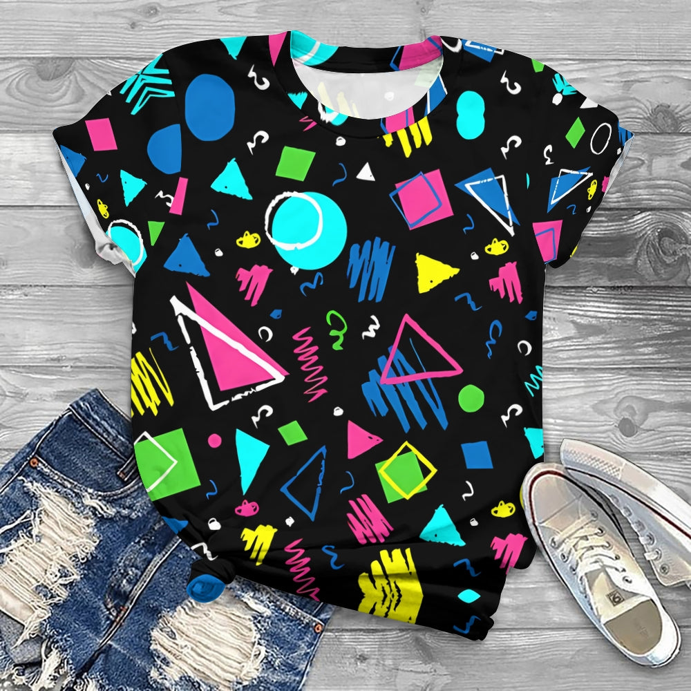 The Fantasy World Of Geometric Figures T-shirt