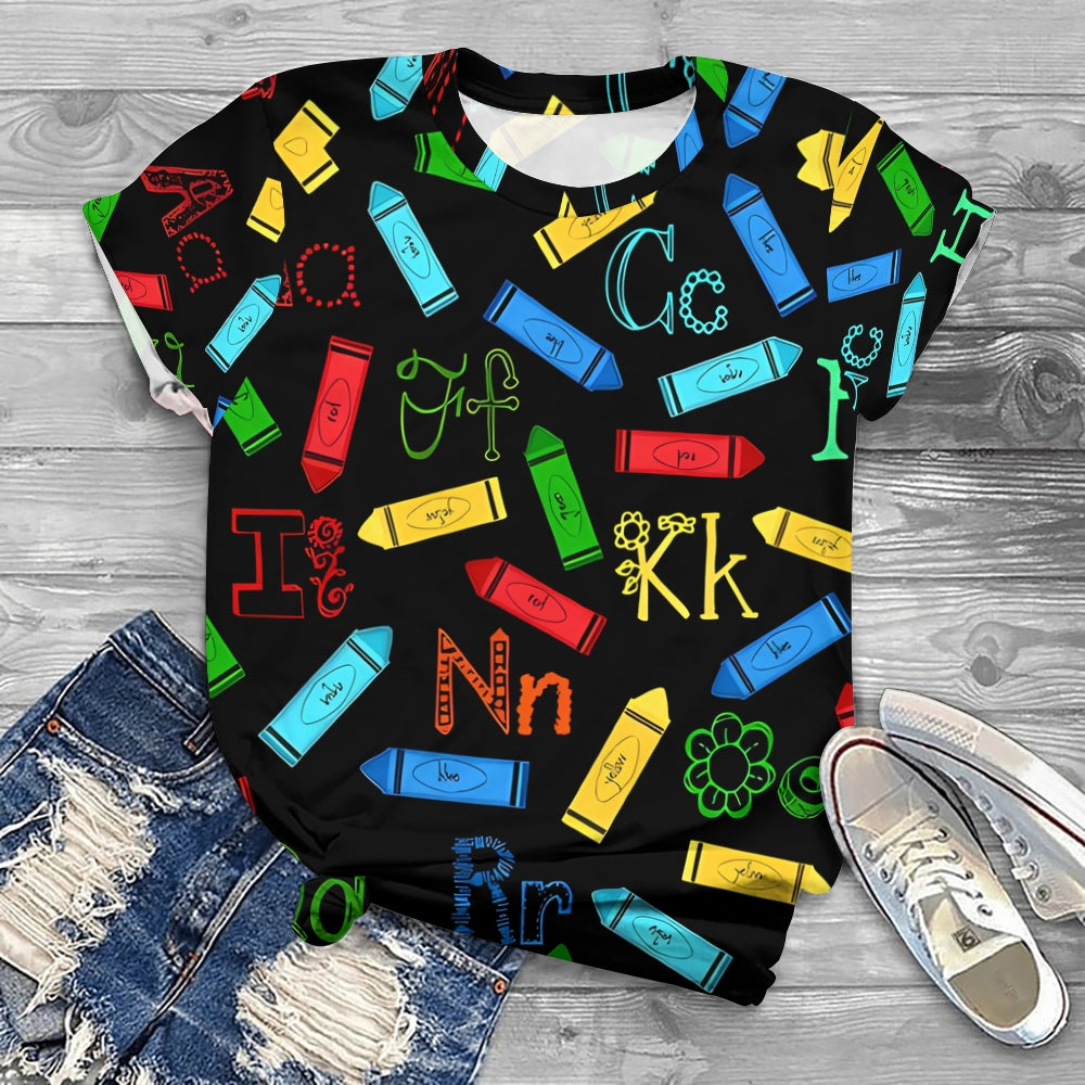 Paint Your Future With Crayons T-shirt