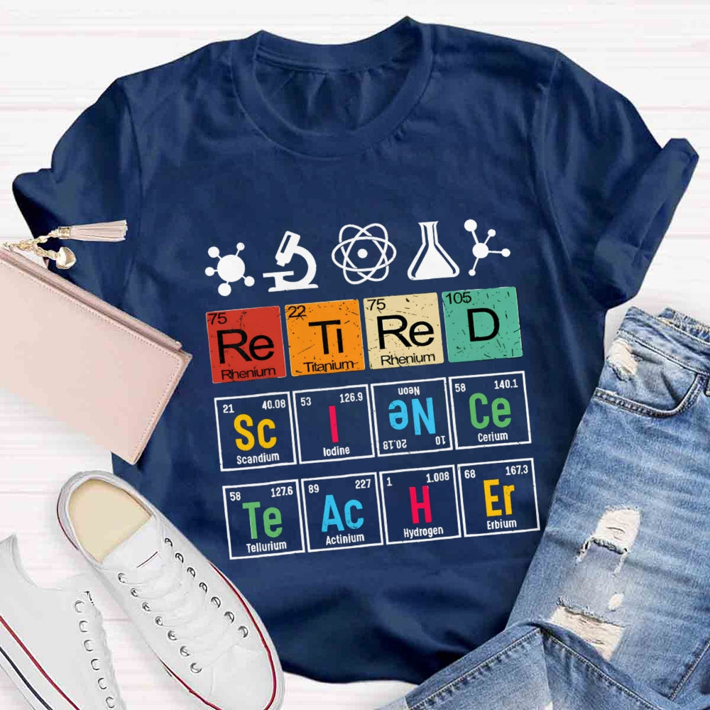 Retired Science Teacher T-shirt