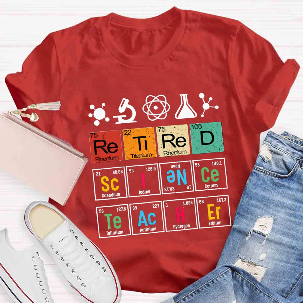 Retired Science Teacher T-shirt