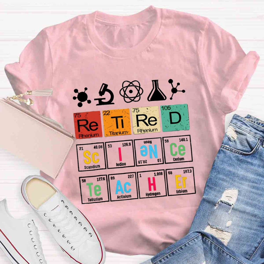Retired Science Teacher T-shirt