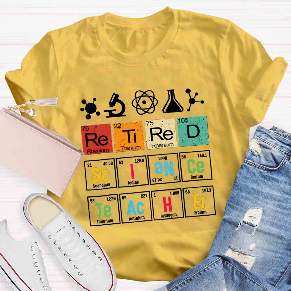 Retired Science Teacher T-shirt