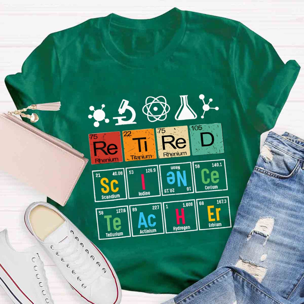 Retired Science Teacher T-shirt