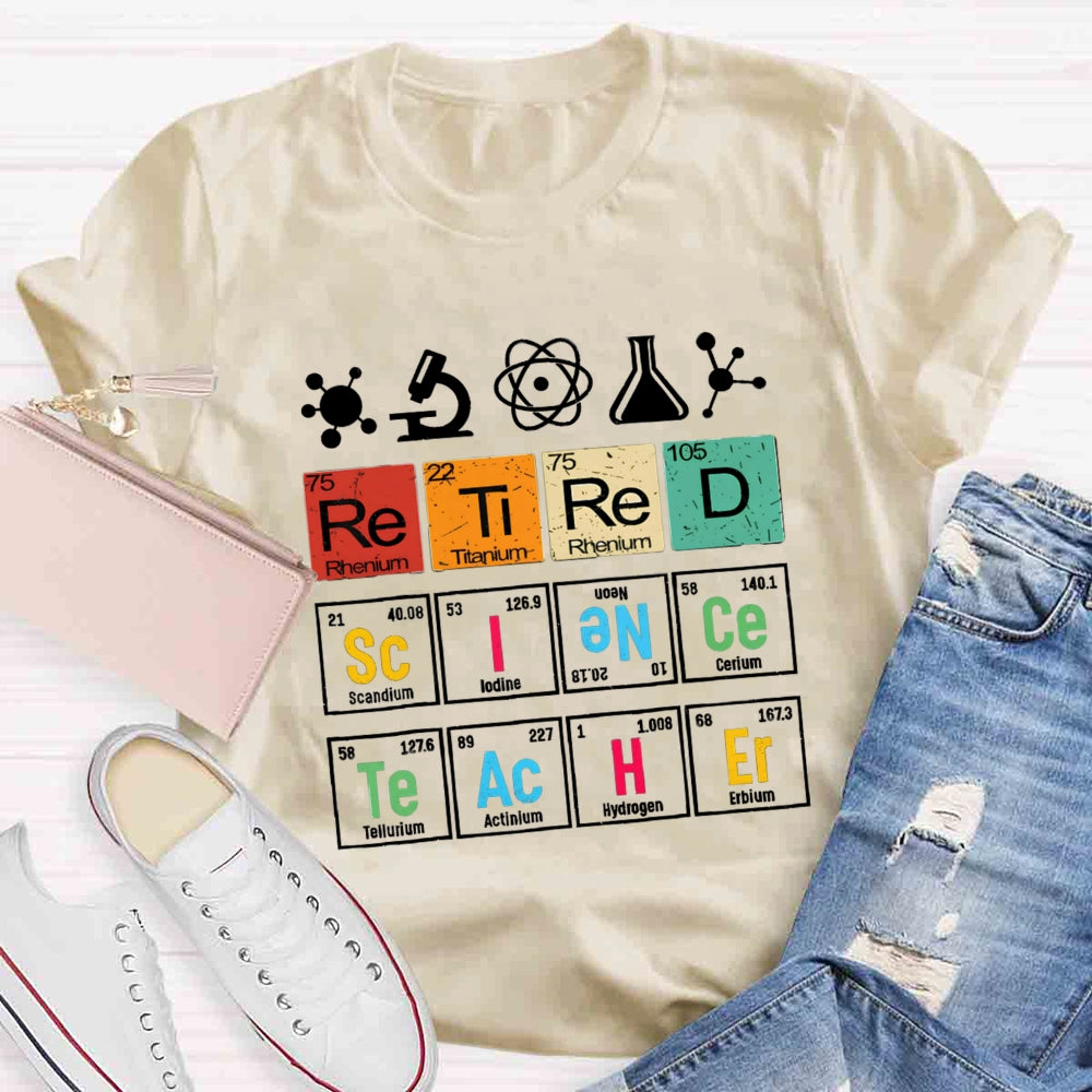Retired Science Teacher T-shirt