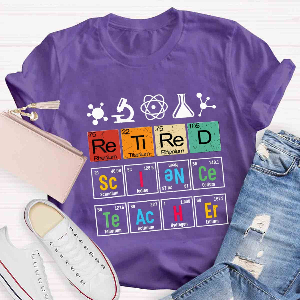 Retired Science Teacher T-shirt