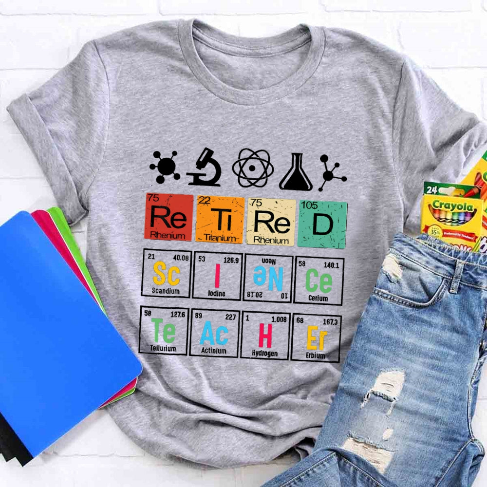 Retired Science Teacher T-shirt