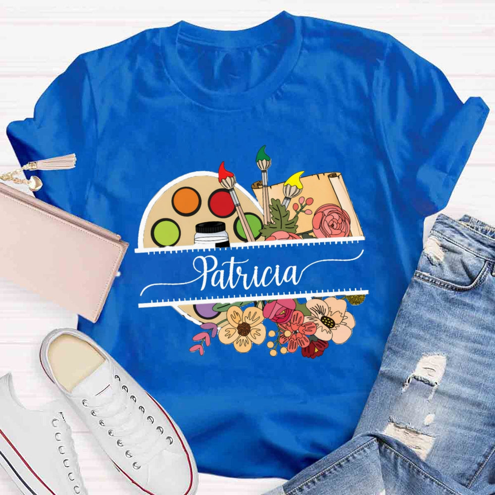 Personalized Name Beautiful And Elegant As Always Teacher T-shirt