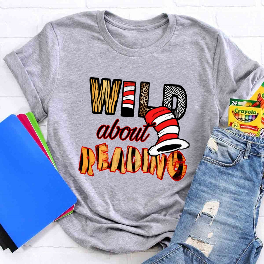 Wild About Reading Together T-shirt
