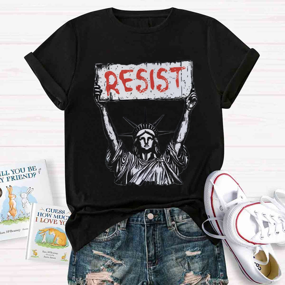 Statue Of Liberty Resist T-Shirt