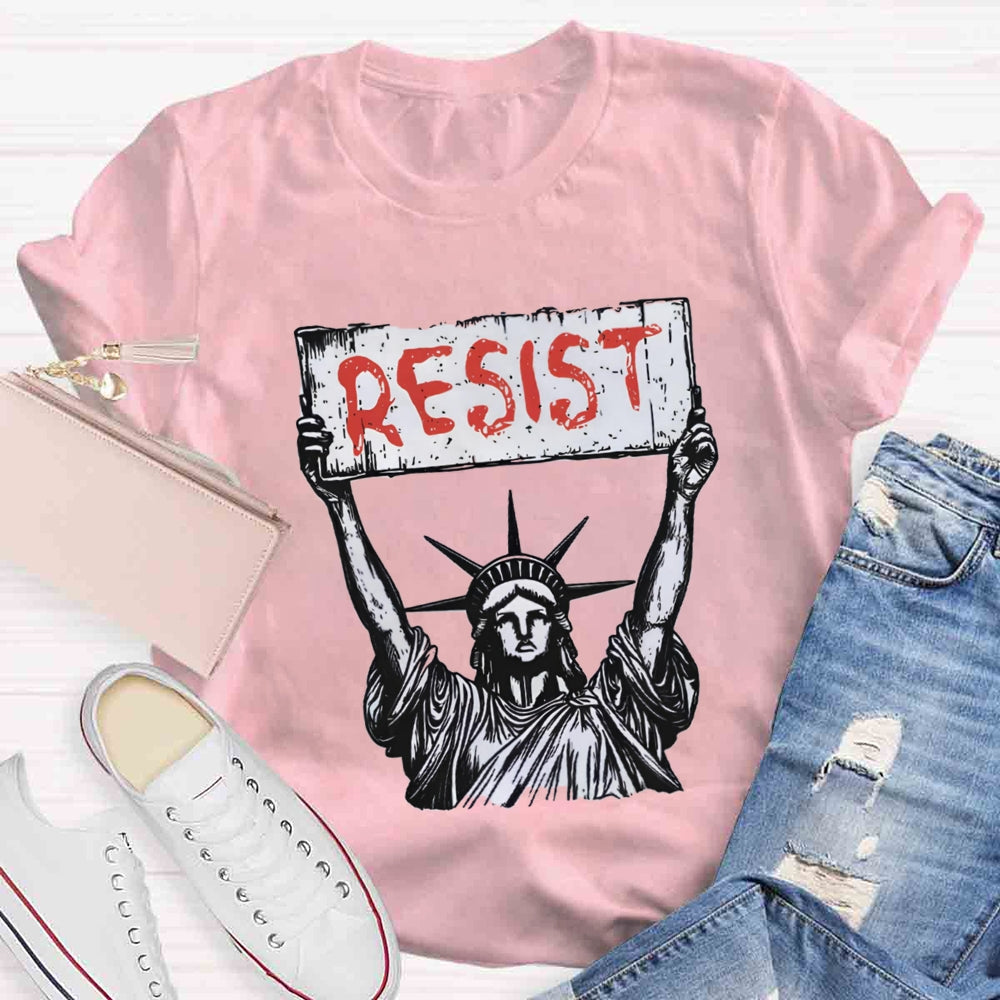 Statue Of Liberty Resist T-Shirt